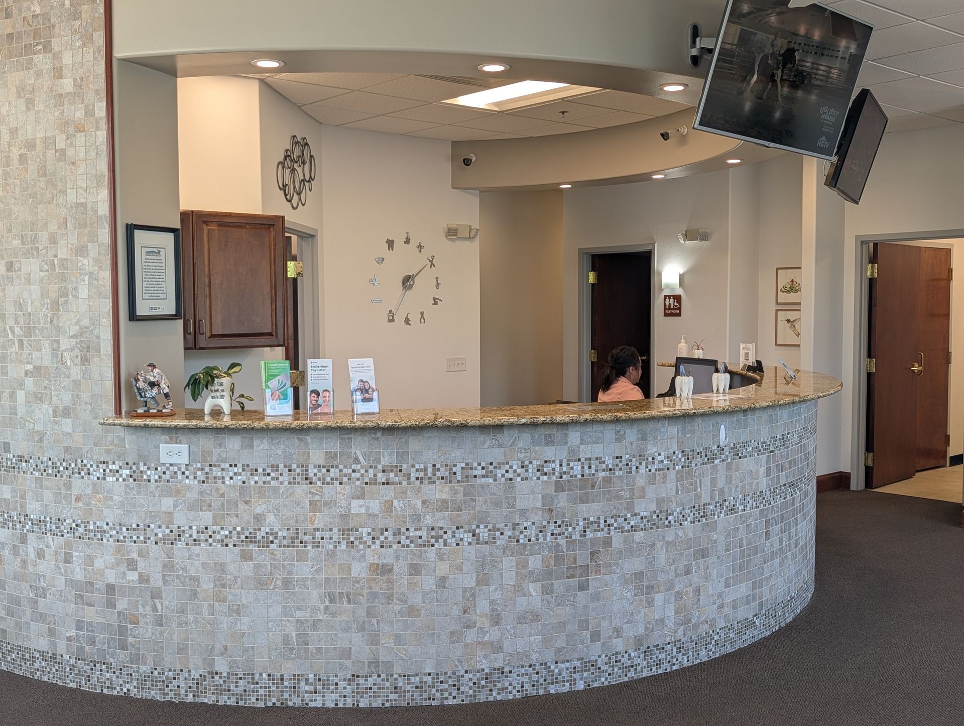 reception desk